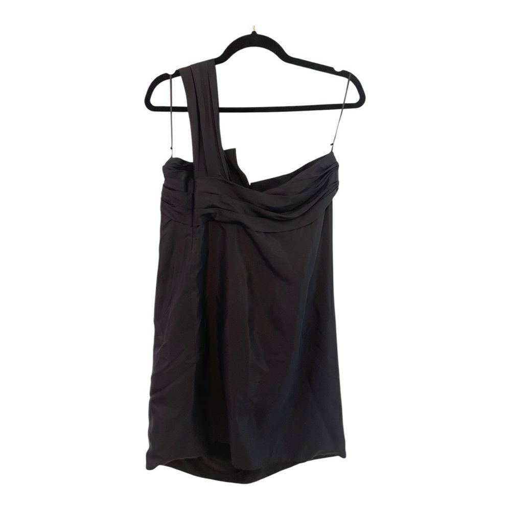 Gucci Black One-Shoulder Silk Cocktail Dress – Size 42 – Made in Italy - Picture 2 of 6